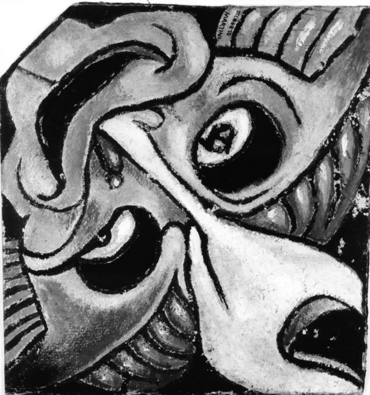 Maschera teatrale - Pinacoteca Civica Alberto Martini, Oderzo, Treviso